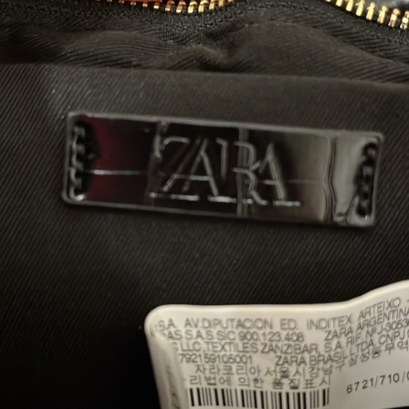 Zara Croc Embossed Handbag - Picture 5 of 9